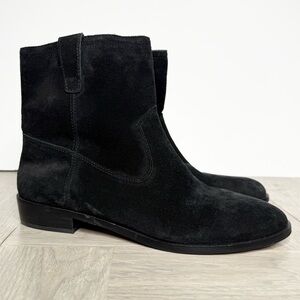 Rebecca Minkoff Black Suede Bootie 10 1/2 M